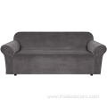Rich Velvet Sofa Cover for 1/2/3 Cushion Couch